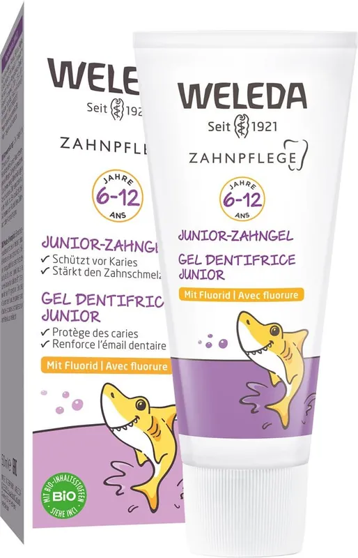 Jetzt Bestellen Weleda Junior-Zahngel mit Fluorid (50 ml)