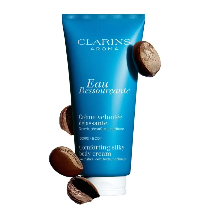 Clarins Eau Ressourçante Crème veloutée délassante - Entspannende Körpercreme (200 ml) Beliebt