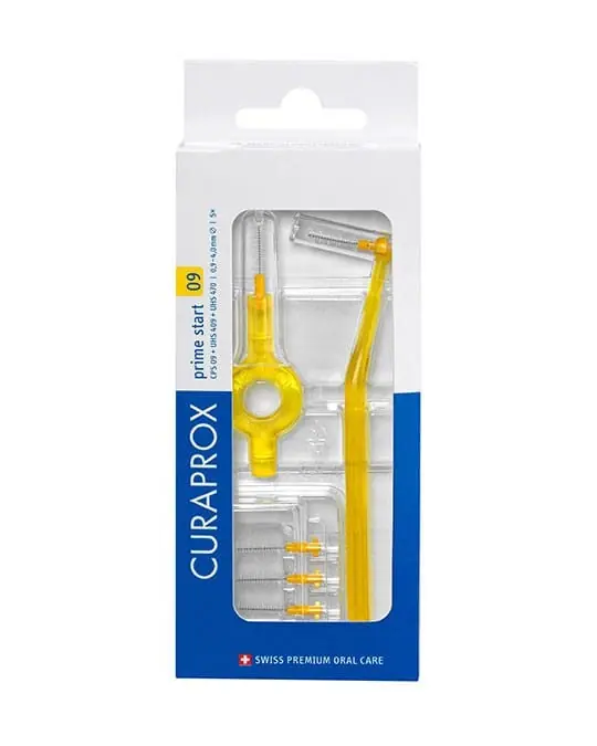 Curaprox Interdentalbürsten CPS prime 09 (5 Stk. CPS 09 + Halter UHS 409 und UHS 470) Sale