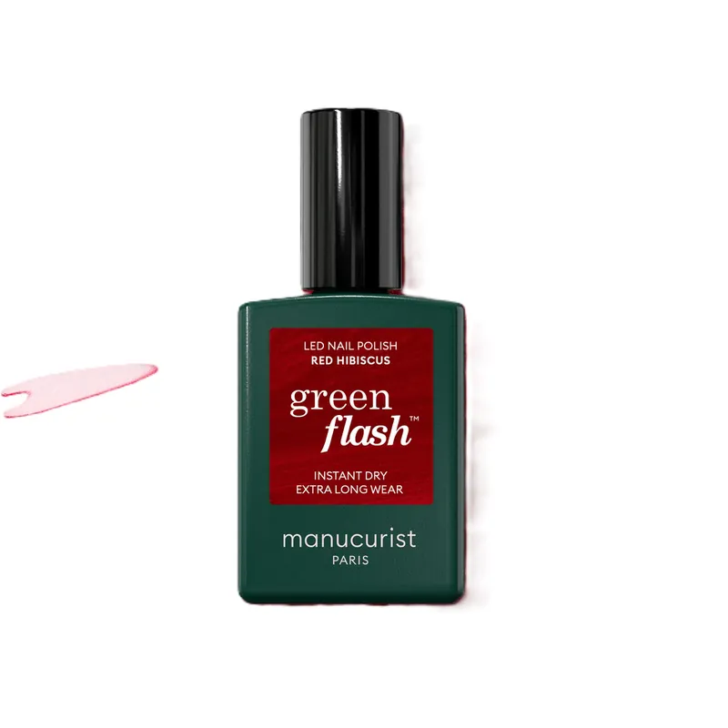 Top-Seller MANUCURIST Green Flash Nagellack Red Hibiscus (15 ml)