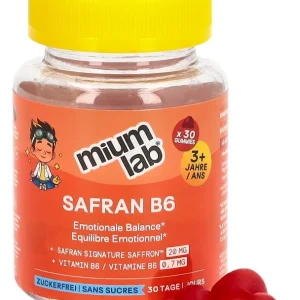Geprüft MIUMLAB Kids Gummies Safran B6 (30 Gummies)