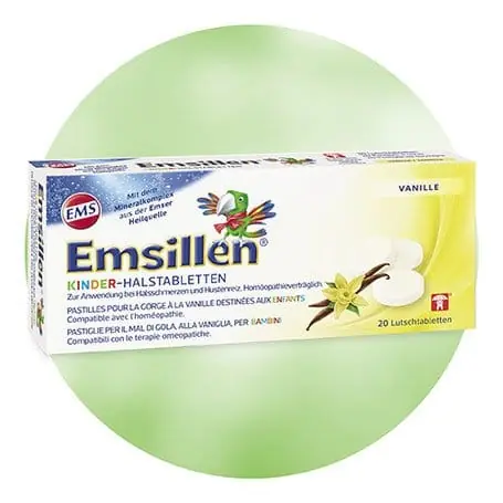 Emsillen Kinder-Halstabletten (20 Halstabletten mit Vanille) Beliebt