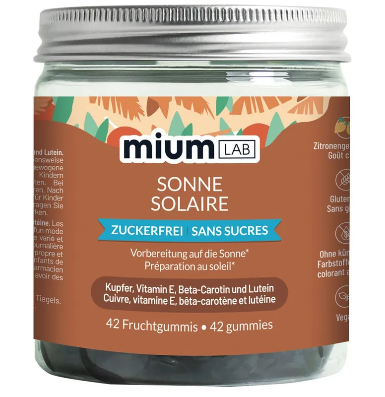 Top-Preis MiumLAB Fruchtgummies Sonne (42 Stk.)