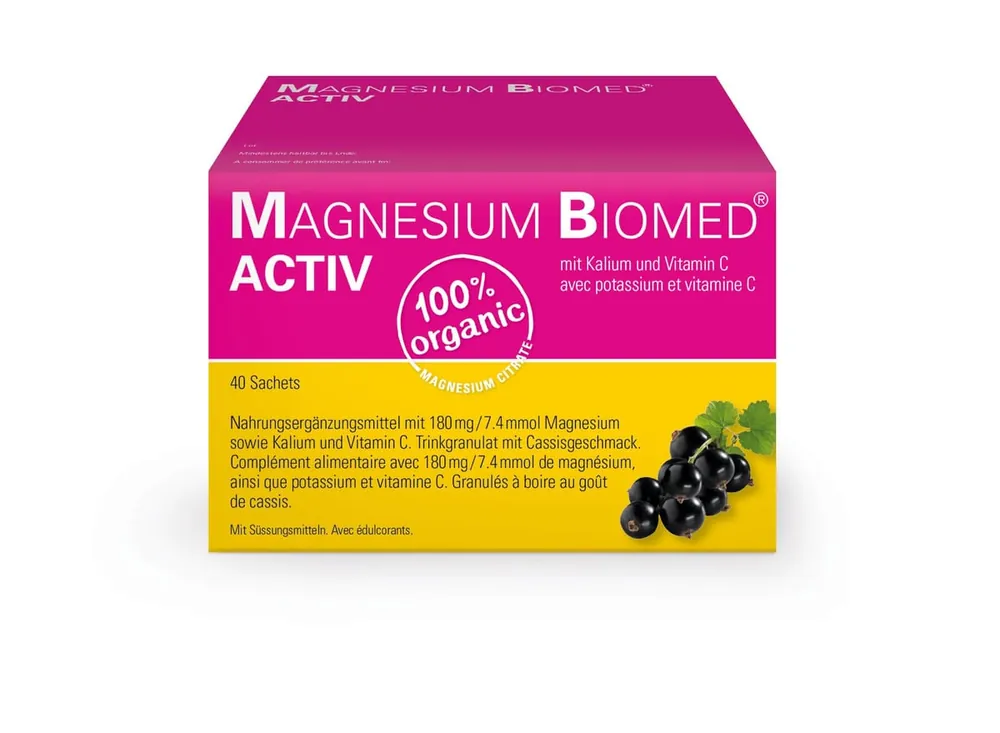 Biomed Magnesium Activ (40 Beutel) Expressversand