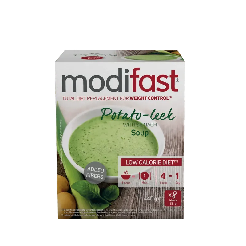 MODIFAST Suppe Kartoffel-Lauch (8 x 55 g) Neu