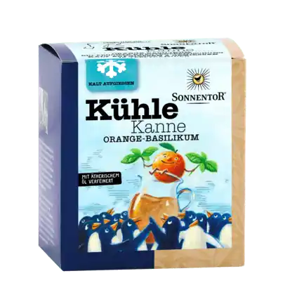 Sonnentor Kühle Kanne Teepyramidenbuetel Orange-Basilikum (16 Beutel) Top-Angebot