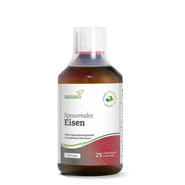 Sanasis Liposomales Eisen (250 ml) Garantierte Lieferung