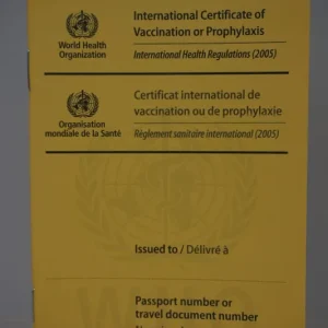 Geprüft WHO Impfausweis international gelb (Stück)
