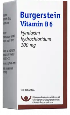 Finale Aktion Burgerstein Vitamin B6 100 mg (100 Tabletten)