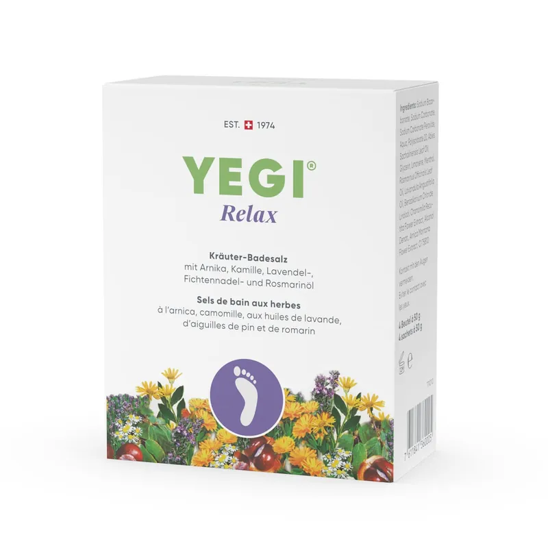 Yegi Relax Kräuter Fussbadesalz (4 x 50 Gramm) Online Kaufen