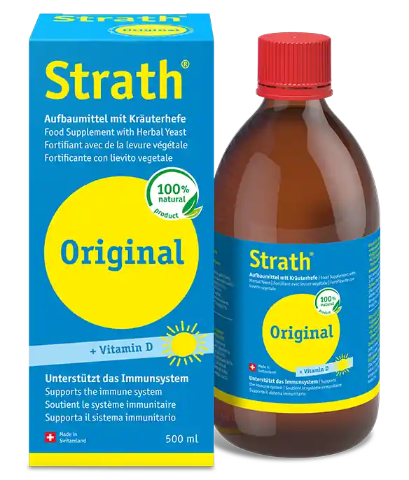 Jetzt Kaufen Strath® Original Aufbaumittel mit Vitamin D (500 ml)
