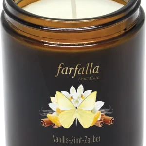 Farfalla Aroma-Duftkerze Vanilla-Zimt-Zauber (Stück) Finale Aktion