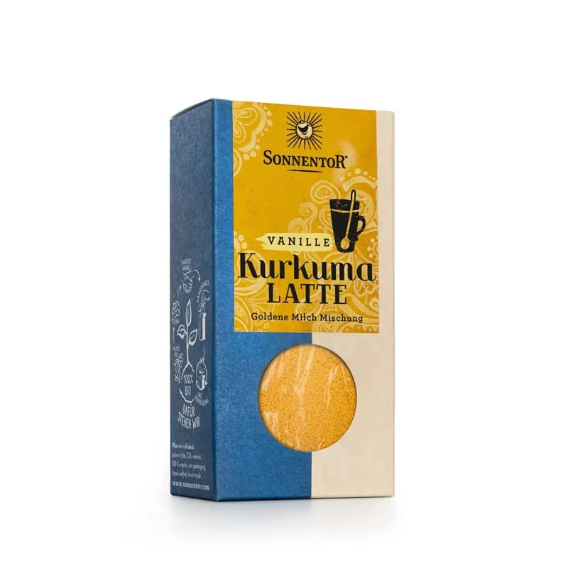 Neuheit Sonnentor Kurkuma Latte Vanille (60 Gramm)