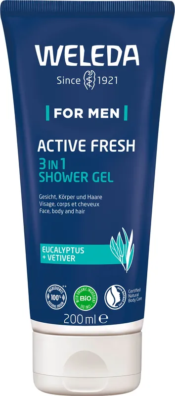 Preiswert Weleda for men Active Fresh 3 in 1 Duschgel (200 ml)