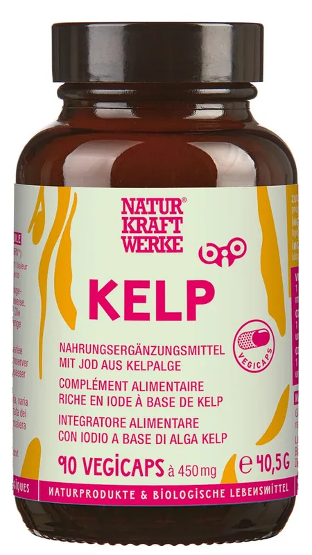 Naturkraftwerke Kelp (90 Kapseln) Neue Kollektion