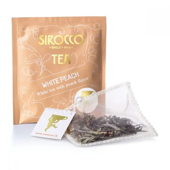 Garantierte Lieferung Sirocco White Peach Bio-Sachets (20 Teebeutel)