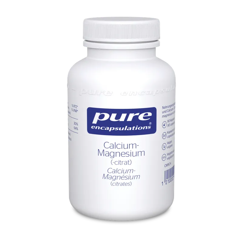 Pure Calcium-Magnesium (Citrat) (90 Kapseln) Finale Aktion
