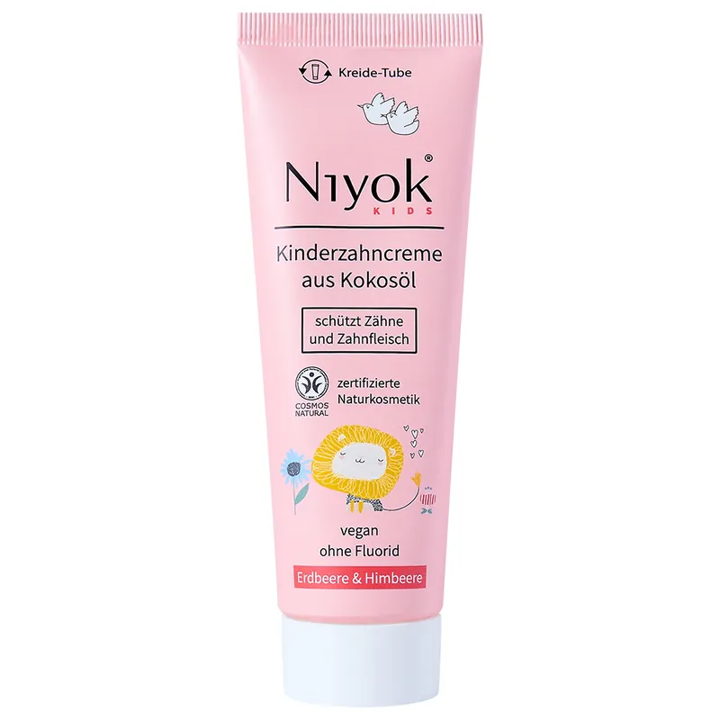 Bestseller Niyok Zahncreme KIDS Erdbeere & Himbeere (75 ml)