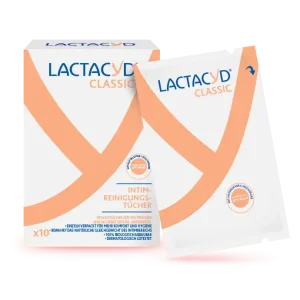 Lactacyd Classic Intimreinigungstücher - einzeln verpackt (10 Stück) Highlight