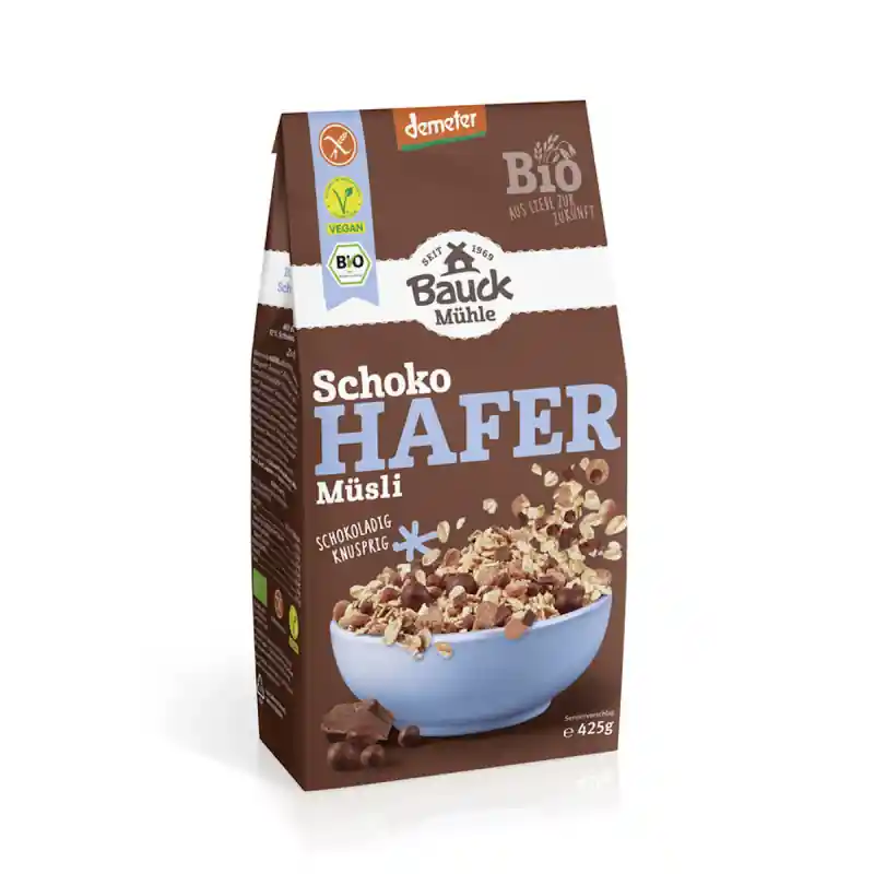 Bauckhof Bio Hafer Müesli Schoko glutenfrei (425g) Beliebt