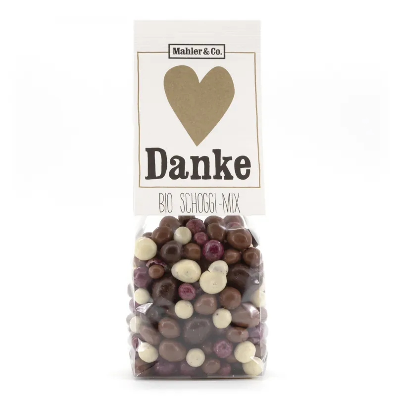 Sonderaktion Mahler & Co. Danke Bio Schoggi-Mix (60g)