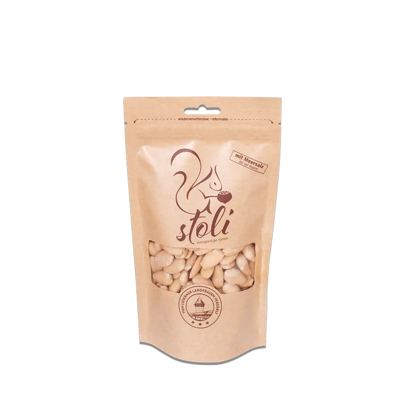 Stoli Nuss Mandeln mit Meersalz (225 Gramm) Online Kaufen