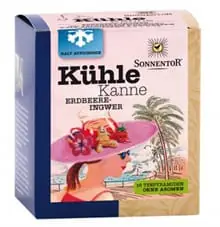 Sale Sonnentor Kühle Kanne Erdbeer-Ingwer Teepyramiden (16 Beutel)
