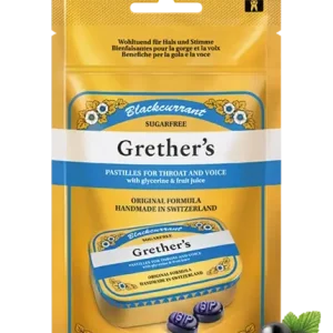 Grethers Blackcurrant Pastillen ohne Zucker (Duo 2 x 110g) Angebot