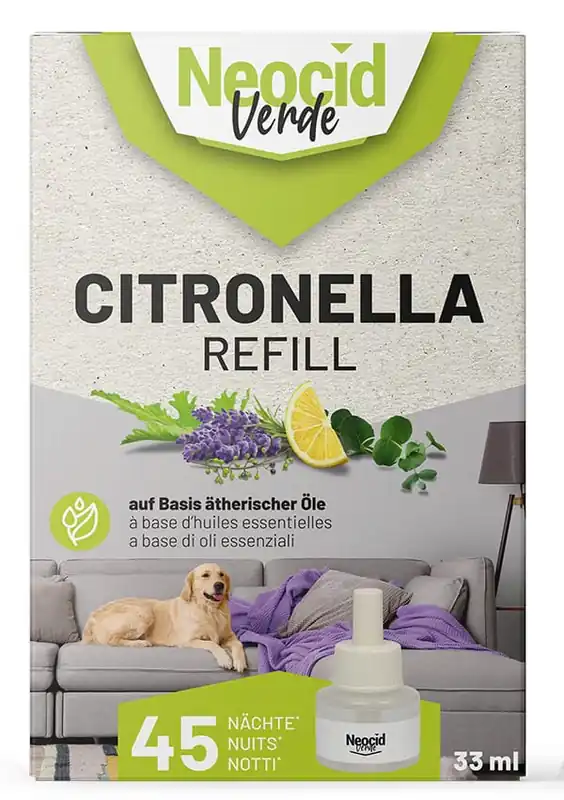 Solange Der Vorrat Reicht Neocid VERDE Citronella Diffusor (33 ml)