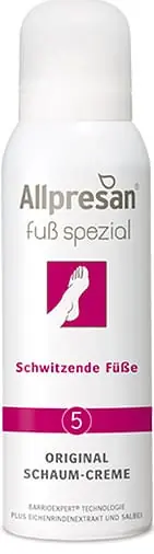 Expressversand Allpresan pedicare Fussschaum schwitzende Füsse (125 ml)