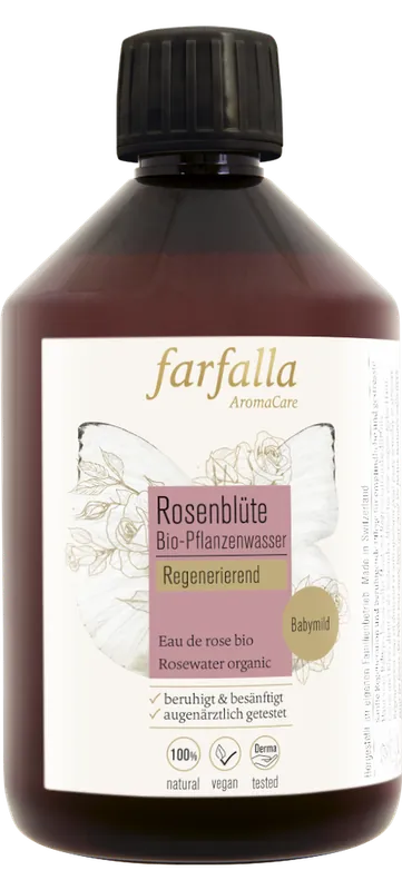 Heißes Angebot Farfalla Bio-Pflanzenwasser Rosenblüte (500 ml)