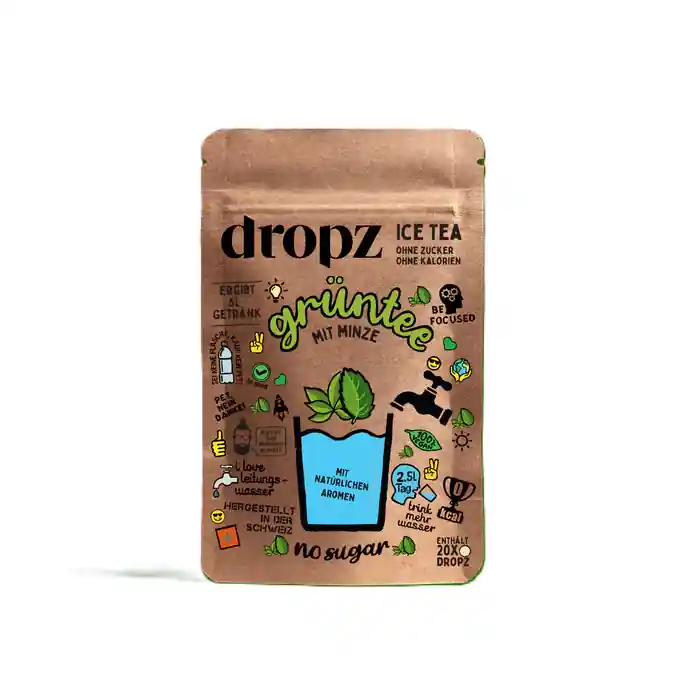 dropz Ice Tea Minze (20 Dropz) Finale Aktion