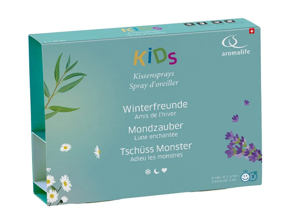 AROMALIFE Kids Kissenspray Geschenkset (3 x 30 ml) Sonderaktion