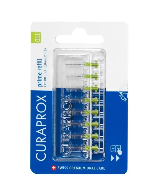 Curaprox Interdentalbürsten CPS prime 011 (8 Stück CPS 011) Expressversand