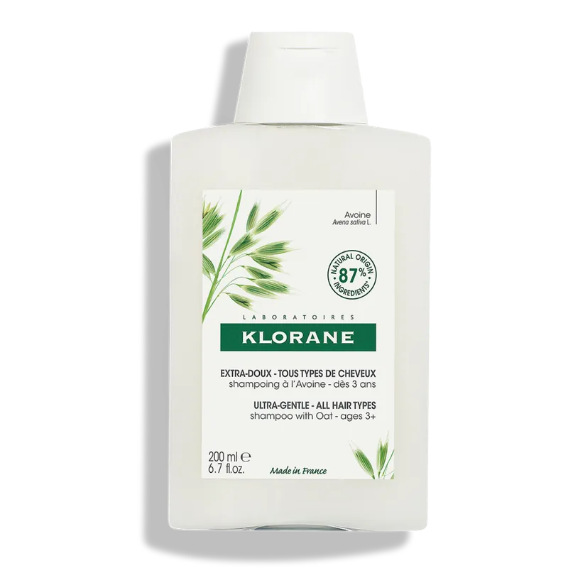 Markenware Klorane Shampoo mit Bio Hafer (200 ml)