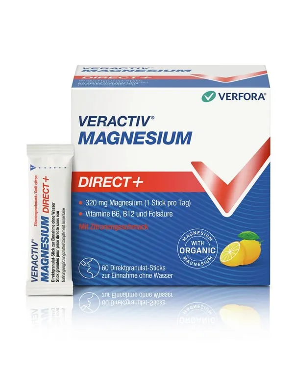 Veractiv Magnesium Direct+ Zitrone (60 Sticks) Aktuell