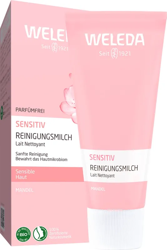 Weleda Sensitiv Reinigungsmilch Mandel (75 ml) Geprüft