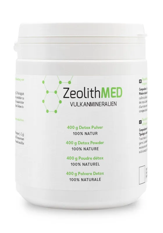 Zeolith MED Detox-Pulver (400 g) Mega-Angebot