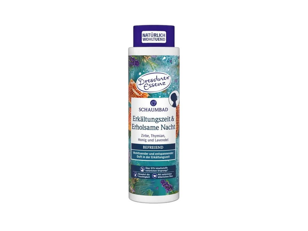 Dresdner Badesalz Erkältungszeit & Erholsame Nacht (500 ml) Preisknaller