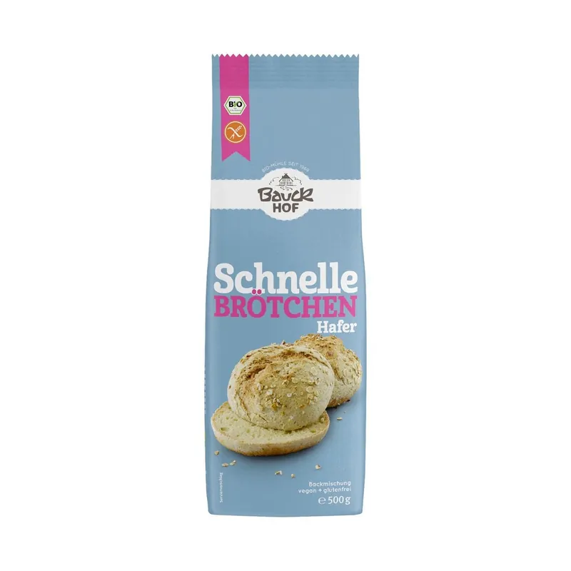 Bauckhof Bio Schnelle Brötchen Hafer glutenfrei (500 g) Bestpreis