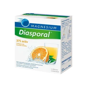 Magnesium Diasporal Trinkgranulat 375 mg Orange (20 Sticks) Expressversand