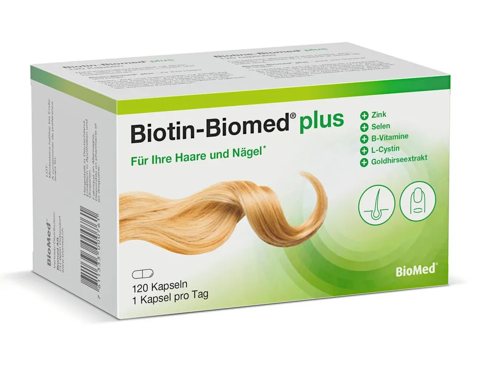 Neue Kollektion Biotin-Biomed plus (120 Kapseln)