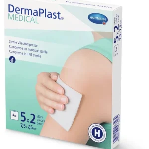 Sofort Bestellen DermaPlast Medical Vliesstoffkompresse (5 Stk. 7.5 x 7.5 cm)