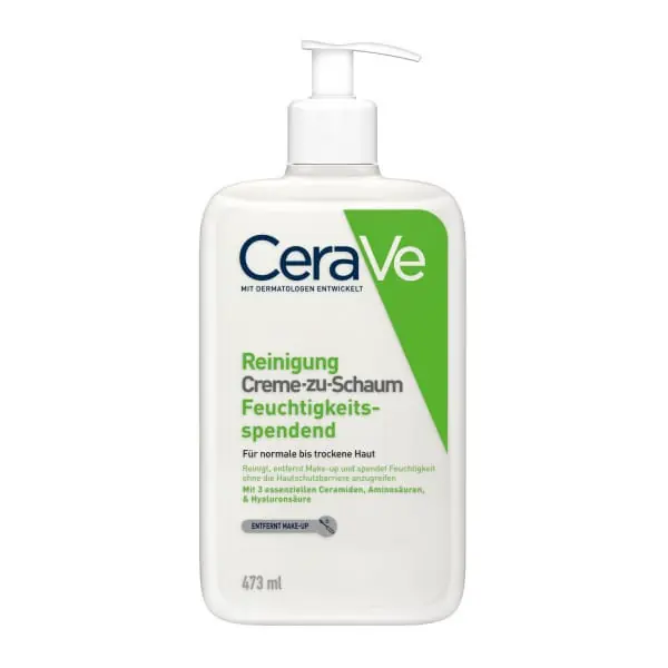 CeraVe Creme-zu-Schaum Reinigung Hydratant (473 ml) Sonderaktion