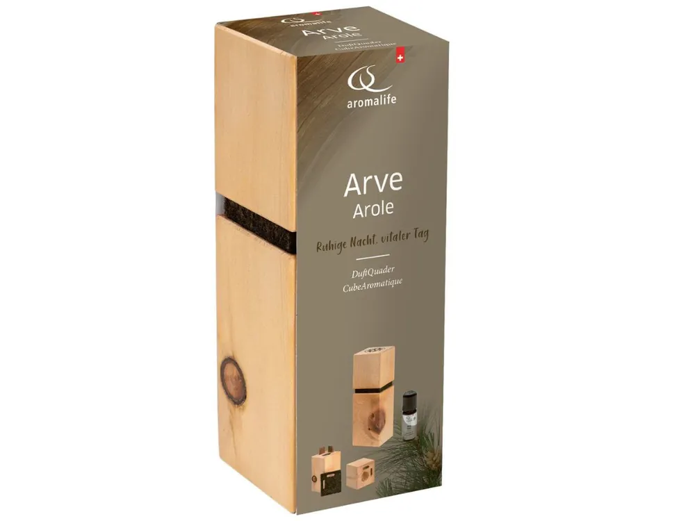 Aromalife Arve DuftQuader mit ätherischem Öl Arve (Stück) Preisreduziert