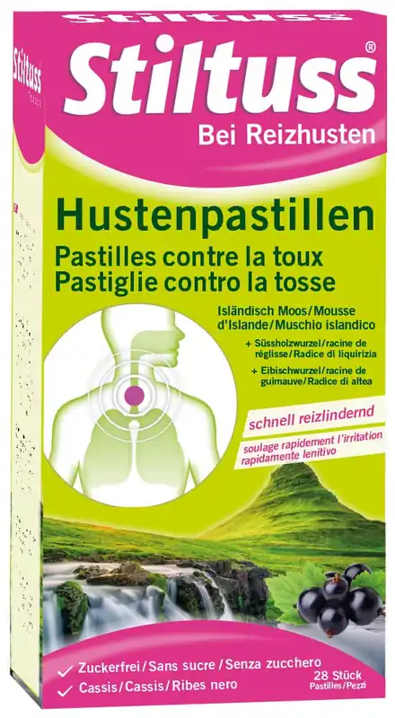 Stiltuss Hustenpastillen (28 Pastillen) Zertifiziert