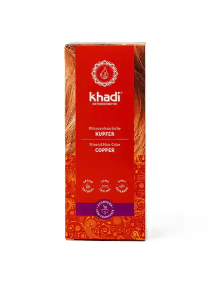 Khadi Pflanzenhaarfarbe Kupfer (100 Gramm) Mega-Angebot