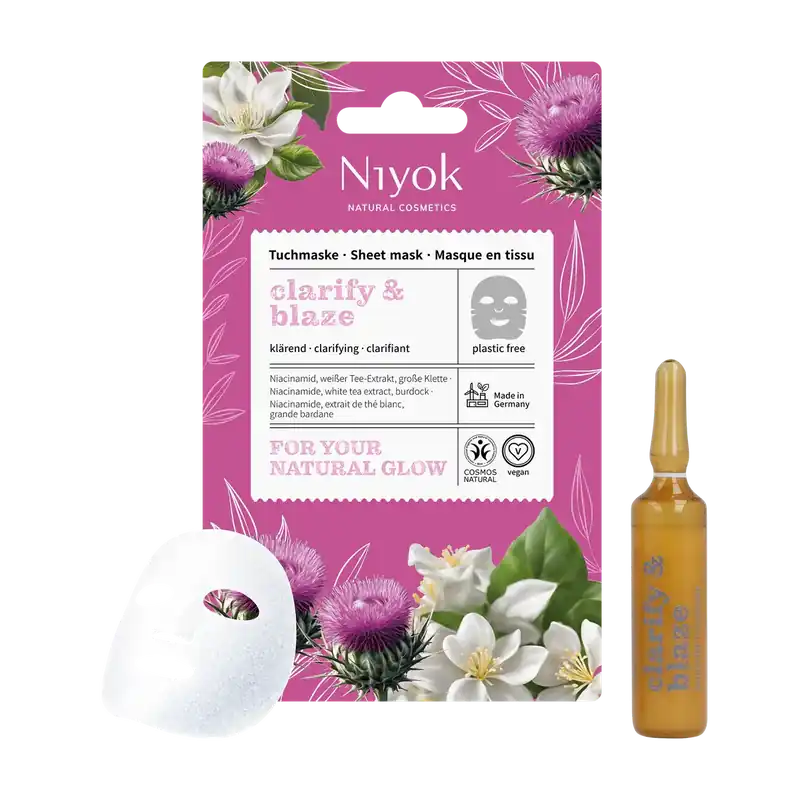 Sale Niyok Tuchmaske clarify & blaze (Stück)