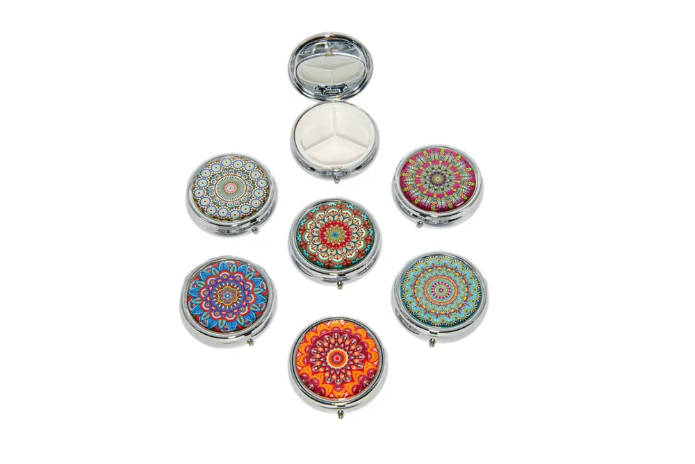 Highlight Supair Pillendose rund Mandala (Stück)