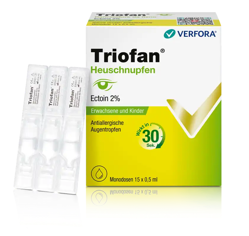 Triofan Heuschnupfen Augentropfen (15 Einzeldosen) Sale